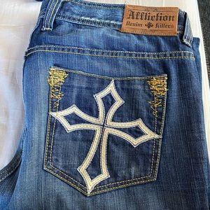 Affliction man denim